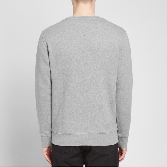 🔥SOLD OUT TIMBERLAND X WOOD WOOD CREW SWEAT SHIRT HEATHER GRAY GREY Size: Large🔥 - Picture 6 of 6